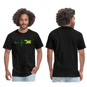 Brand New Jamaica Flag Heartbeat Rasta Bob Marley